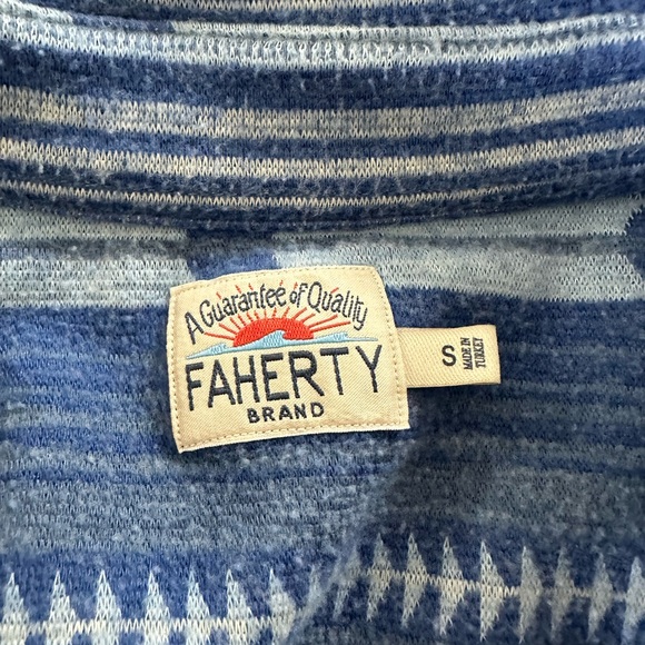 Faherty Aztec Pattern Button Down - Picture 3 of 6